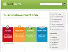 Tablet Screenshot of businesstraveldirect.com